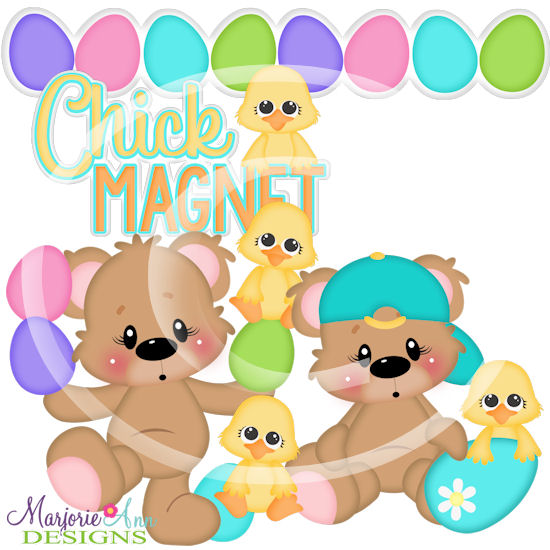 Benny The Chick Magnet SVG Cutting Files + Clipart - Click Image to Close